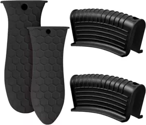 Silicone Hot Handle Holder, Heat Resistant Potholder Cookware Handle Cast Iron S - Picture 1 of 7