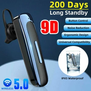 Earpiece Driving Trucker Wireless Earbuds Headset Noise Cancelling for Bluetooth - Picture 1 of 16
