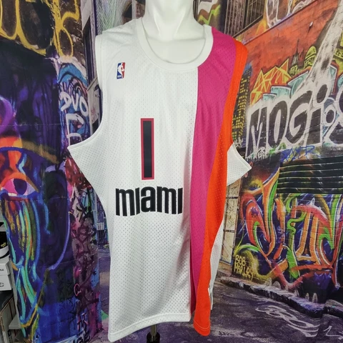 Chris Bosh Miami Heat Mitchell & Ness HWC Jersey Size 4XLarge New Cover