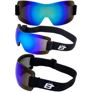 Birdz Wren Skydiving Freefall Parachuting Shatterproof Tinted Goggles & Pouch - Picture 1 of 8