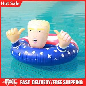 Donald Trump Floating Ring Inflatable Funny Pool Ring PVC for Summer Beach Party