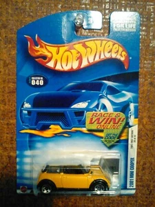 2002 Hot Wheels #040 2001 Mini Cooper Yellow 2002 First Editions - Picture 1 of 9
