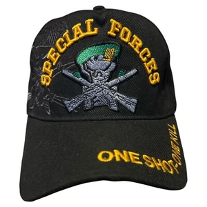 Special Forces Skeleton "One Shot-One Kill" Men's Military SnapBack by RD - Picture 1 of 7