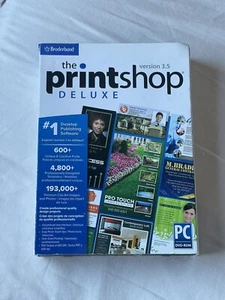 Broderbund The PrintShop Deluxe Version 3.5 Complete FAST SHIPPING - Picture 1 of 7
