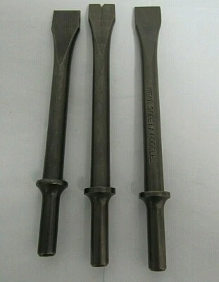 CINCELES NEUMÁTICOS CENTRALES PARA MARTILLO NEUMÁTICO DE BARRIL MEDIANO* LOTE DE 3* Foto 1 de 4