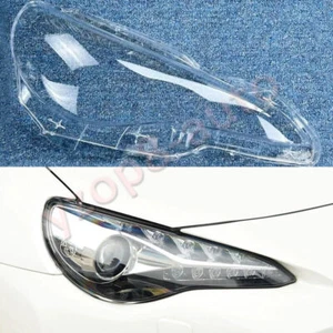 Right Side Clear Housing Lens Headlight Lens Cover+Glue for Toyota 86 2017-2020 - Picture 1 of 5