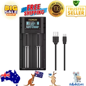 Charger Intelligent LCD 18650 21750 21700 18650 Smart Display Battery Charger - Picture 1 of 14