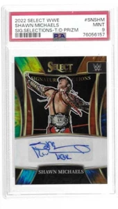 SHAWN MICHAELS 2022 PANINI SELECT WWE SIGNATURE TIE DYE AUTO /25 PSA 9 - Picture 1 of 2