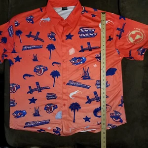 JACKSONVILLE JUMBO SHRIMP BUTTON DOWN SHIRT MENS 2XL - Picture 1 of 10