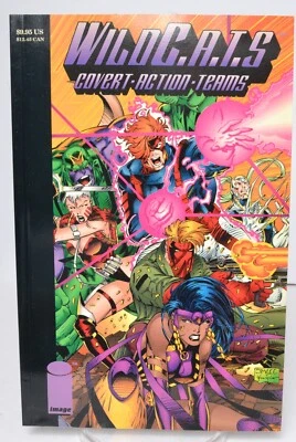 WILDCATS COVERT ACTION TEAMS Libro de bolsillo comercial Jim Lee 1993 Primera serie de impresión Foto 1 de 4