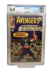 Avengers #16 CGC 6.0 1965 KEY Hawkeye, Scarlet Witch & Quicksilver join Avengers
