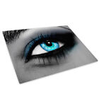 Blue Black White Eye  Glass Chopping Board Kitchen Worktop Saver Protector