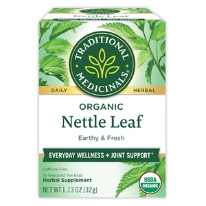 Traditional Medicinals Organic Nettle Leaf Herbal Tea, Supports Joint Health - Picture 1 of 12