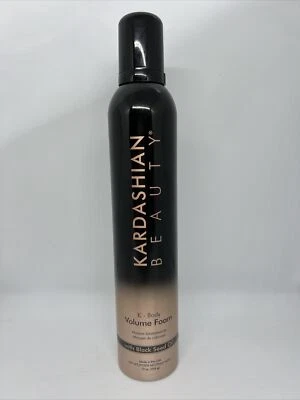 Mousse de espuma Kardashian Beauty K volumen corporal con aceite de semilla negro 10 oz Foto 1 de 4