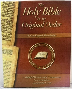 The Holy Bible Its Original Order A Faithful Version Commentary 2nd Leatherette - Picture 1 of 13