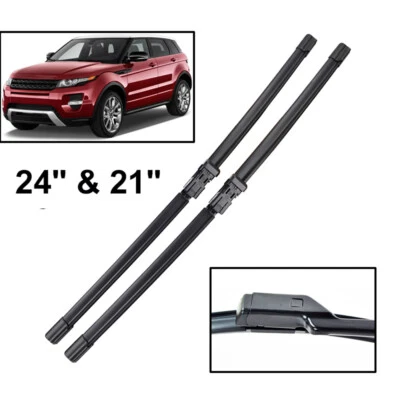 Wiper Blades For Land Rover Range Rover Evoque L538 SUV 2.2 D 2011-2018 24"+21" - image 1 of 4