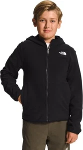 The North Face Teen Glacier Full Zip Fleece Hoodie Black Kids' Size XL 14/16 NWT - Picture 1 of 22