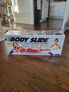 BODY SOLUTIONS PATTINAGGIO MOVIMENTO LATERALE ALLENAMENTO SLIDE BOARD 66"X24" BIANCO - Foto 1 di 7