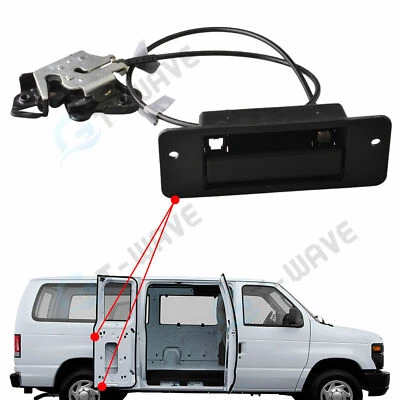 Правосторонняя 40% навесная дверная защелка с ручкой для 10–18 Ford Econoline E150 E250 E350 - Изображение 1 из 4