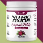 Nitric Oxide Beet Root Organic Powder, Heart & Blood Pressure - Snap Supplements