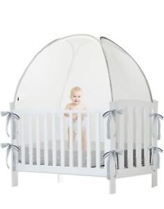 Safety Baby Crib Tent Cover, Keep Baby from Climbing Out Pop Up, Bed Safety Net