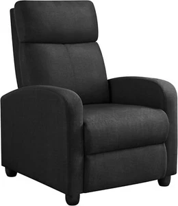Recliner Chair PU Leather Recliner Sofa Home Theater Seating with Lumbar Support - Picture 1 of 110