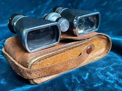 Vintage 3x10 Ofuna binoculars theater opera glasses with case "Occupied Japan" - Image 1 of 4