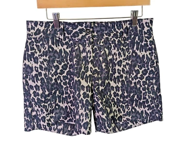 Pantalones Cortos Chinos Isaac Mizrahi Mujer Talla 6 Estampado Leopardo Elastizados Informales Todos los Días Foto 1 de 4