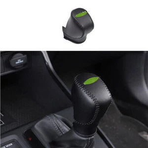 For Honda CR-V 2023-2025 Black Leather Console Gear Lever Shift Knob Cover Trim - Picture 1 of 8