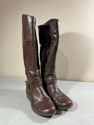 Natural Soul Mujer Marrón Cremallera Lateral Hasta la Rodilla Variante Botas de Equitación Talla 7 Foto 1 de 3