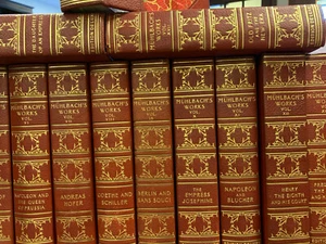 WORKS OF LOUISA MUHLBACH -1893 - LIMITED EDITION LEATHERBOUND SET, 18v - Bild 1 von 5