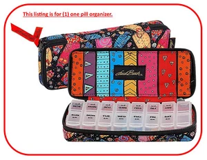 Laurel Burch Feline Family~LB6313~8 días organizador de píldoras cierre de cremallera 8"x1,25"x3"~ - Imagen 1 de 1