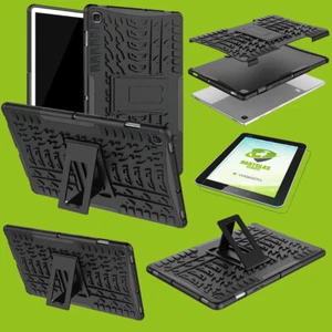Für Samsung Galaxy Tab A 8.0 2019 T290 T295 Etuis Schwarz Case Tasche + H9 Glas - Bild 1 von 3