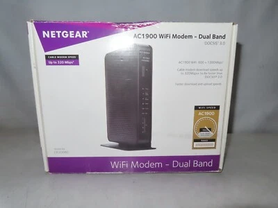 NETGEAR C6300BD DOCSIS 3.0 AC1900 Cable Modem WiFi Router  - Image 1 of 2