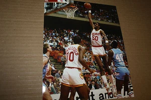 POSE FOTO HOUSTON ROCKETS RALPH SAMPSON SIN FIRMAR 8X10 1 - Imagen 1 de 1