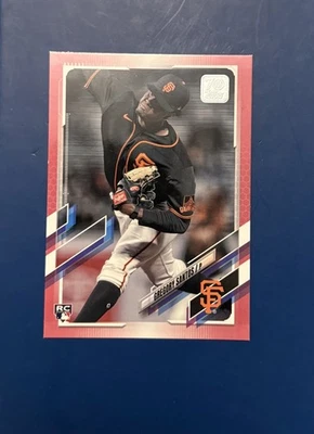 gregory santos 2021 topps #us280 mothers day pink /50 - Image 1 of 2