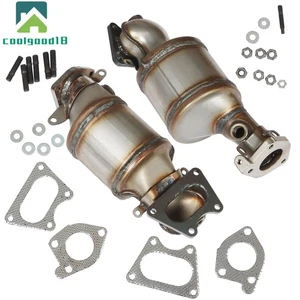 2005-2007 For Honda Odyssey 3.5L Catalytic Converter 2pcs BANK 1&2  16450+16451 - Picture 1 of 10