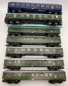 Märklin H0 D-tren vagón chapa lote 7 piezas vagón equipaje etc 4051 4026 #K258 - Imagen 1 de 2