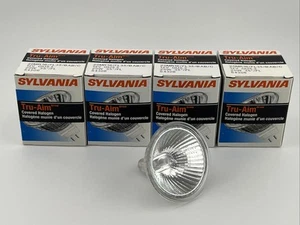 4~ Sylvania 20MR16/FL35/BAB/C Halogen Covered Flood Lamp 20W 12V GU5.3 54306 - Picture 1 of 5