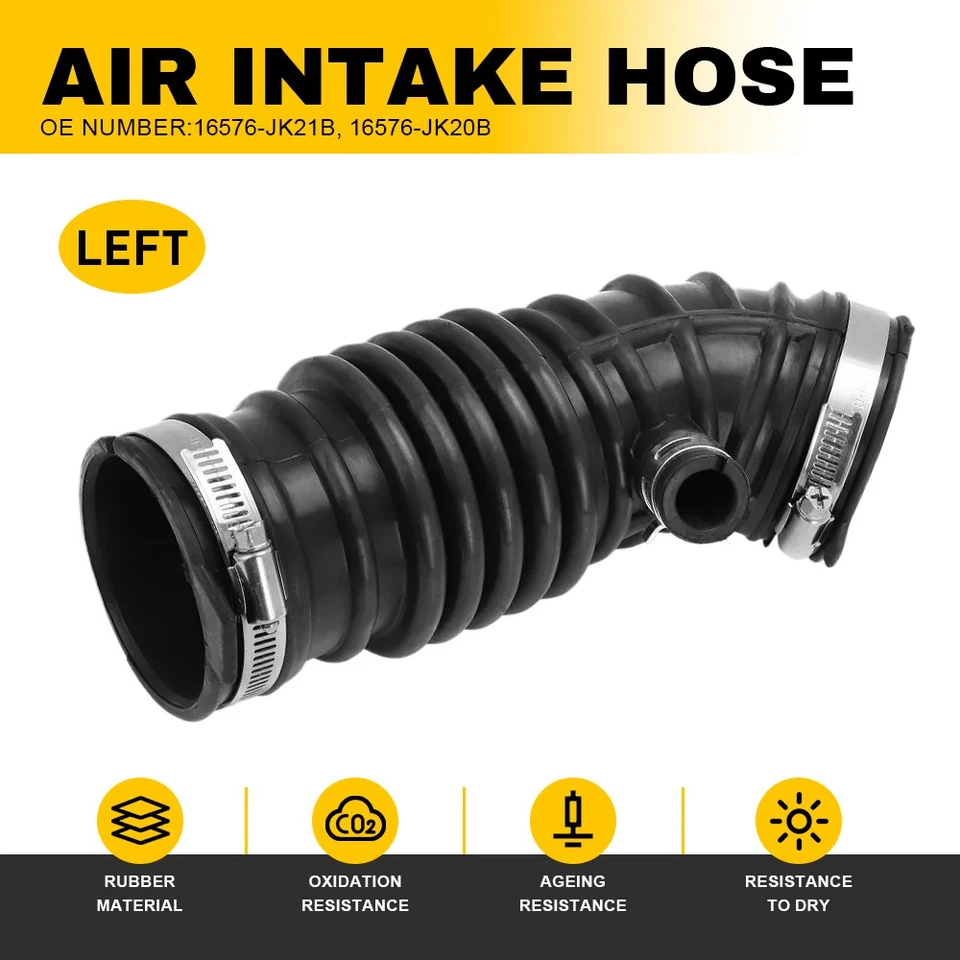 Manguera de tubo de admisión de aire 16576-JK21B para 07-08 G35 trasero izquierdo 08-10 EX35 3,5 L V6 Foto 1 de 1