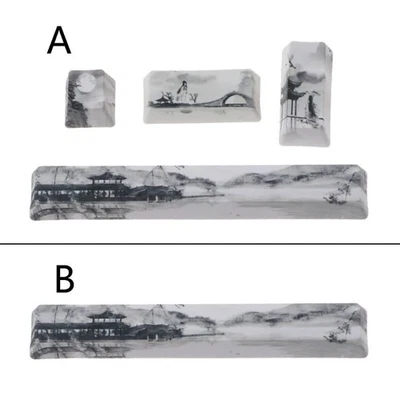 PBT Five Sides Dye-Subbed Spacebar Keycaps Replace for Creative Spacebar Keycap - Image 1 of 4