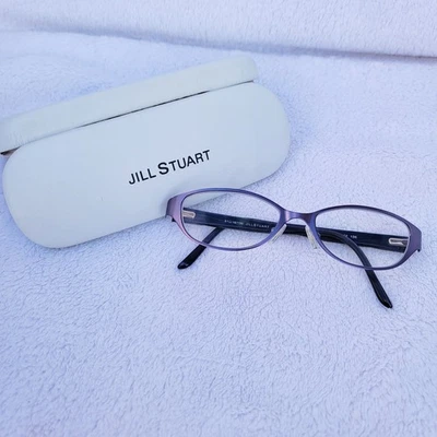 Marco de gafas JILL STUART JS308-3 metal lavanda púrpura semi ojo de gato borde completo Foto 1 de 4