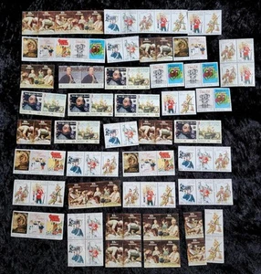 Bulk MINT 100 x .33c Australia Stamps - Blocks, Pairs, Triplets F/V $33 PERFECT - Picture 1 of 9