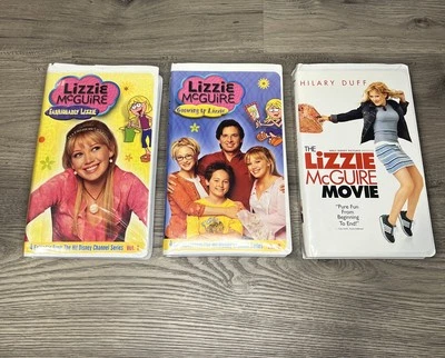 Lizzie McGuire: Fashionably Lizzie Vol.1 Growing Up Lizzie Vol.2 Movie VHS - LOT - Image 1 of 4