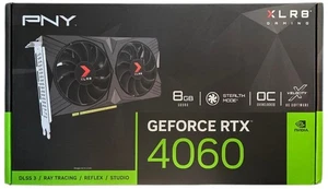 NEW PNY GeForce RTX 4060 8GB XLR8 Gaming VERTO OC Dual Fan DLSS 3 Video Card - Afbeelding 1 van 1