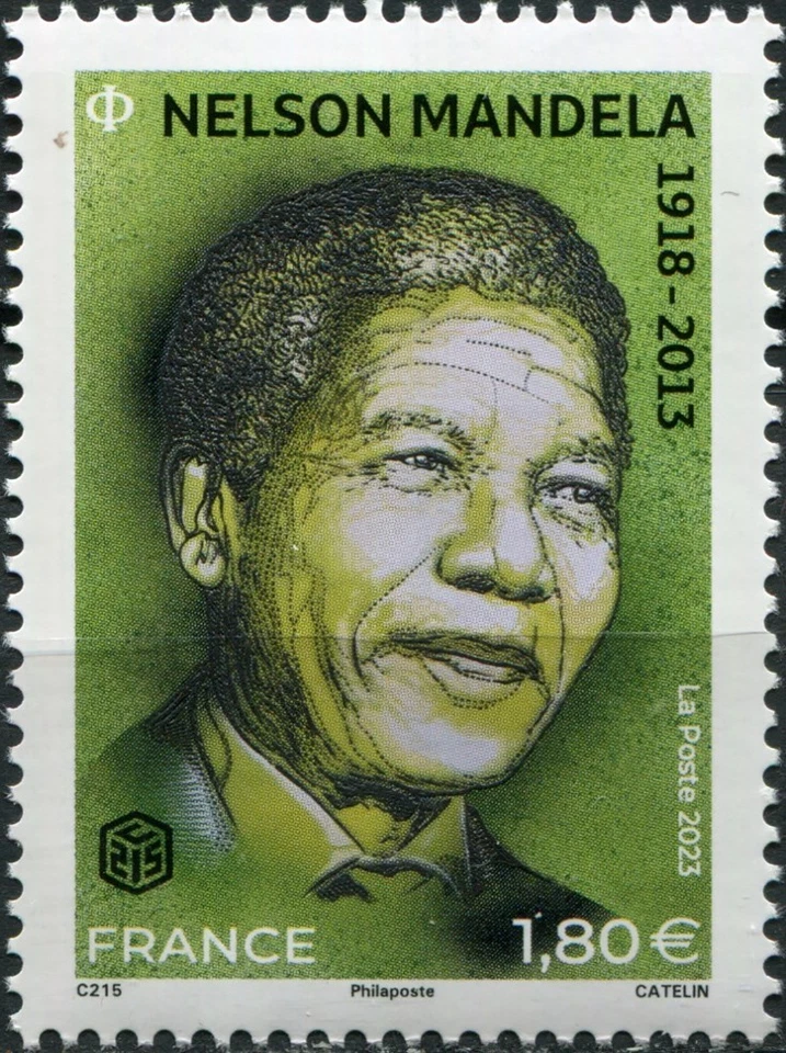 France 2023. Nelson Mandela, President of South Africa (MNH OG **) Stamp - Image 1 of 1
