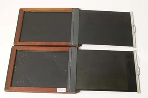 C13466~ 5X7 - TWO FOLMER GRAFLEX CORP Cut Film Holders – Clean - USED - Picture 1 of 4