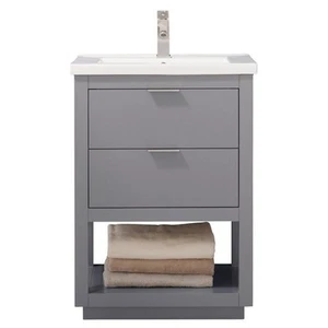 Design Element Group Klein 24" Single Sink Vanity in Gray - Picture 1 of 5