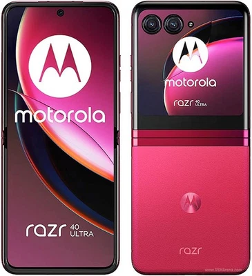 Moto Razr 40 Ultra 5G Flip XT2321-1 256GB Viva Magenta Unlocked 6.9"UK Warranty - Image 1 of 4