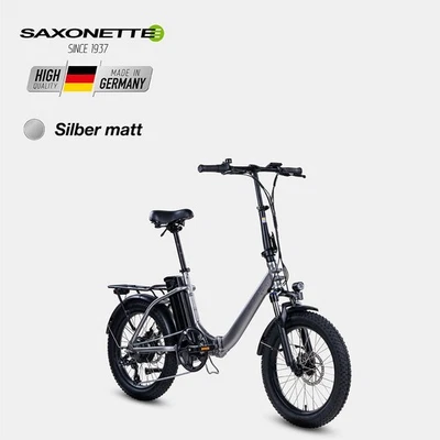 SAXXX Klapprad E Bike 20*3.0 Zoll Fat Tire mit 460WH Akku/90KM/7 Gang - Bild 1 von 4